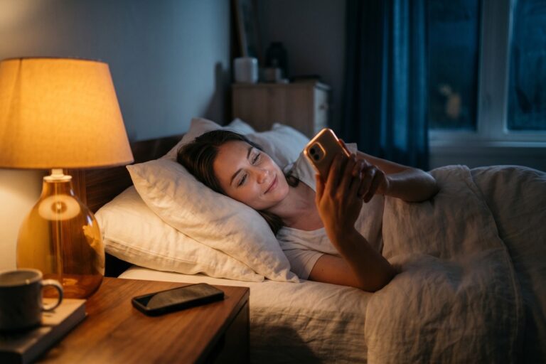 iPhone Focus Mode settings screen side by side with Android Bedtime Mode interface comparison