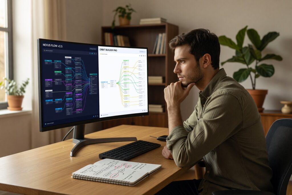 Make vs n8n no-code automation platform comparison side by side